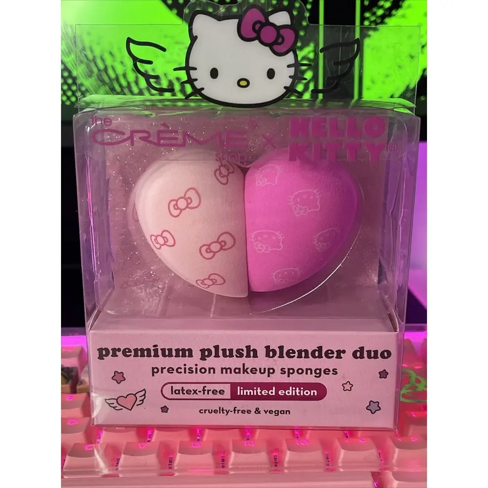The Creme Shop x Sanrio Hello Kitty Premium Plush Blender Duo Pink Bow LE